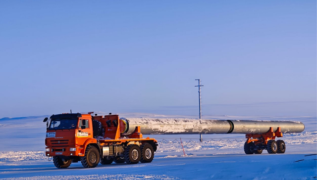 Oil pipeline GNPS "Paiyakha" - port Bay Sever